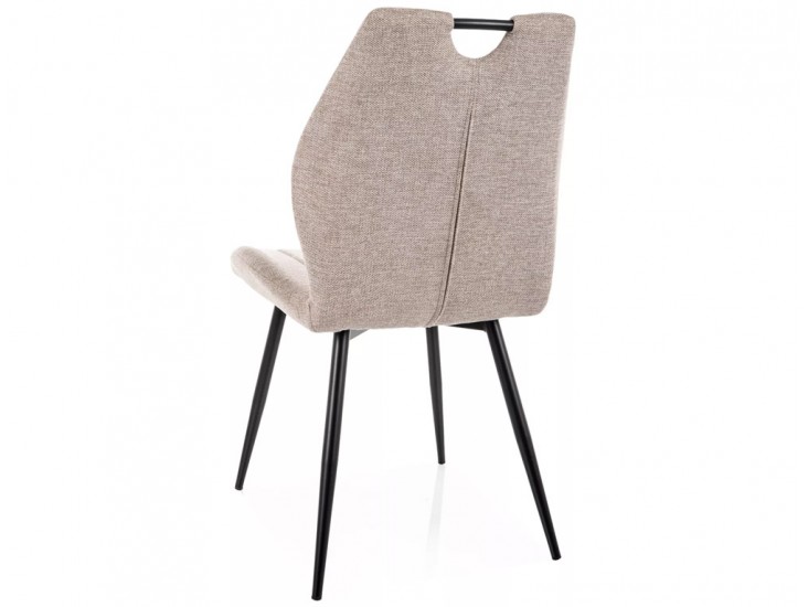 Arco Brego étkezőszék fekete láb világos bézs 31
