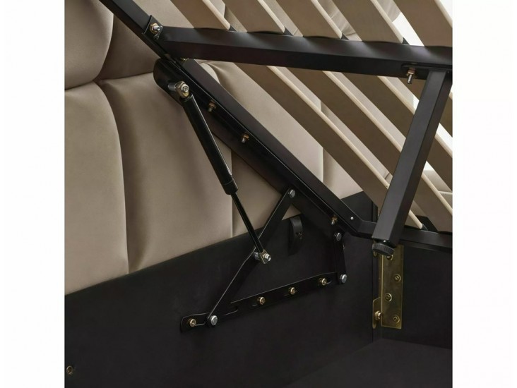 Parma Velvet 140*200 franciaágy sötét bézs Bluvel Tap. 40