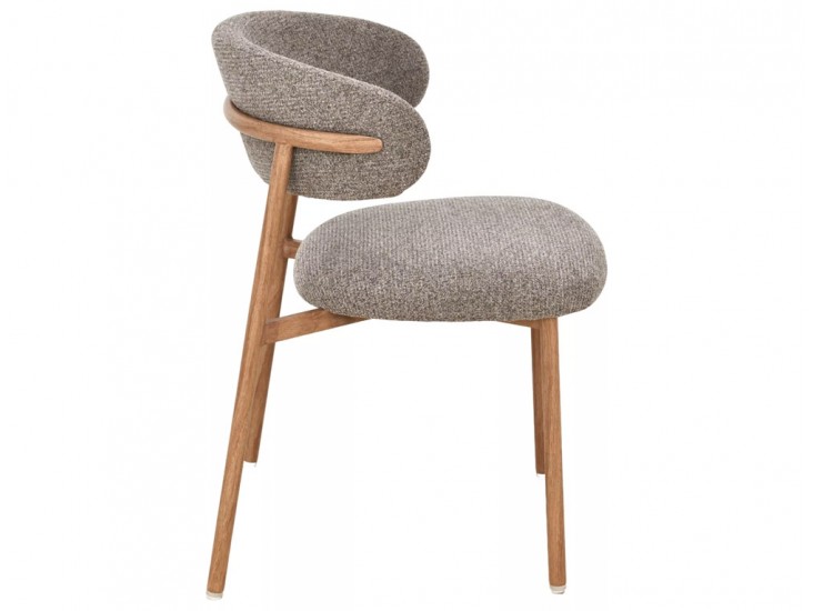 Elton II étkezőszék tölgy láb Cappuccino Tap. 256