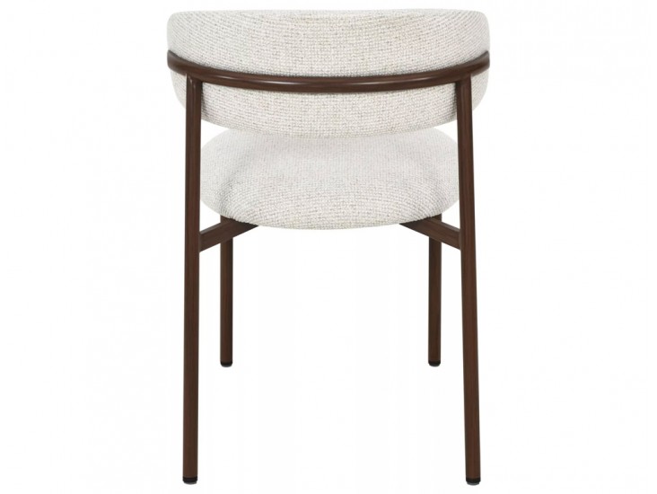 Elton II étkezőszék dió láb világos bézs Tap. 255