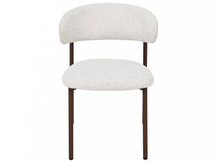 Elton II étkezőszék dió láb világos bézs Tap. 255