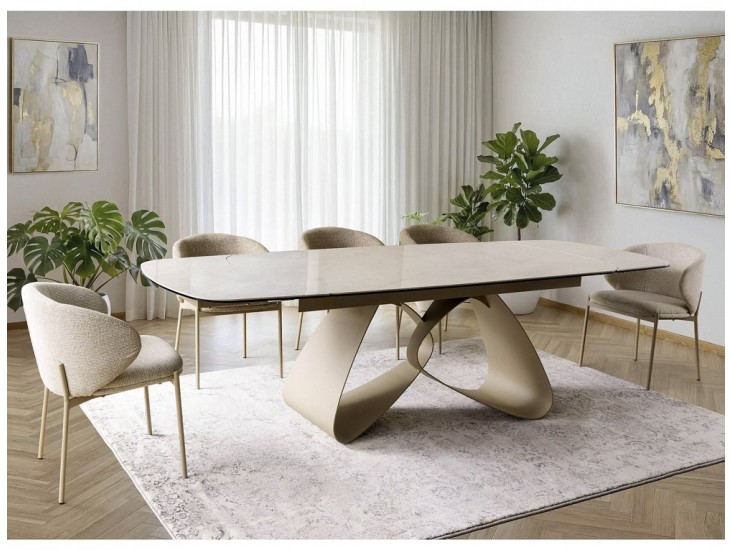 Kioto étkezőszék kasmír láb világos bézs Tap. 255