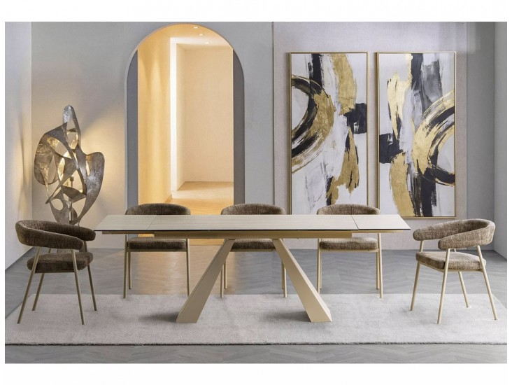 Katana étkező szék kasmír láb/ capuccino TAP.259