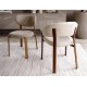 RIN D étkezőszék tölgy láb bézs Tap. 253
