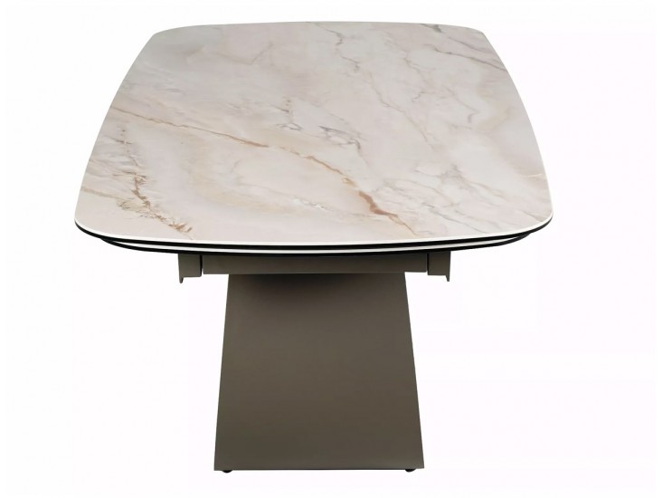 Casablanca 198(274)*98 bővíthető étkező asztal Mont Blanc bézs/ réz