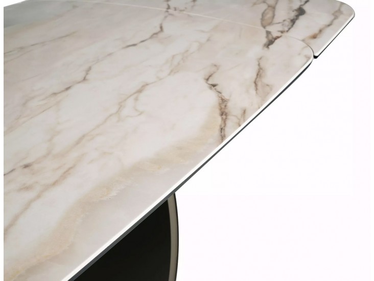 Casablanca 198(274)*98 bővíthető étkező asztal Mont Blanc bézs/ réz