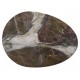 Gusto B Ceramic 98*73 asztalka Patagonia barna/ réz