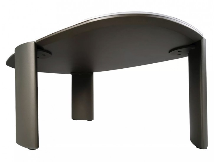 Adoro B Ceramic 105*65 asztalka Amber fehér/ réz