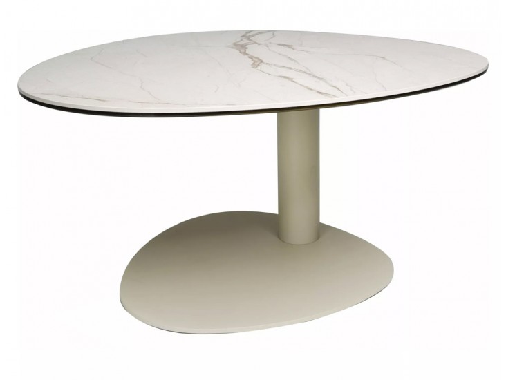 Ciao A Ceramic 74*74 asztalka Amazonia bézs/ kasmír