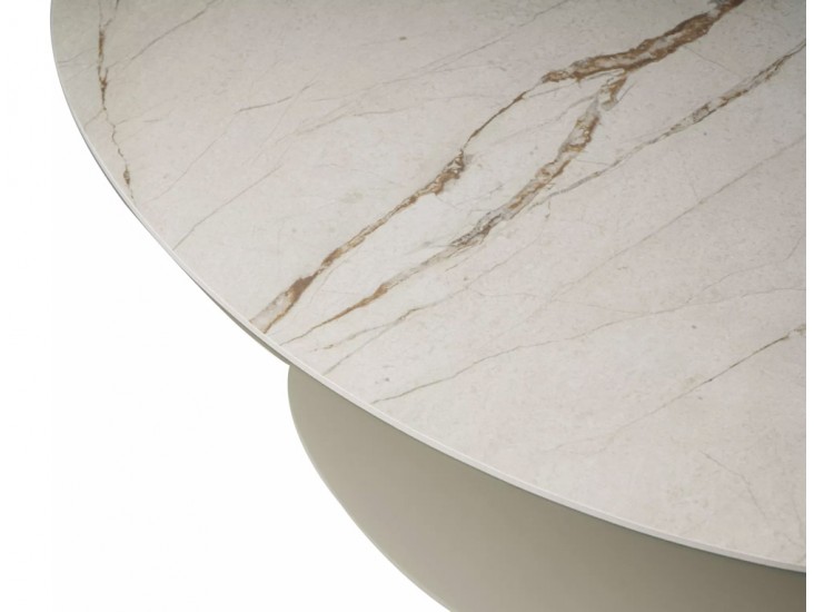 Ciao C Ceramic 50*50 asztalka Amazonia bézs/ kasmír