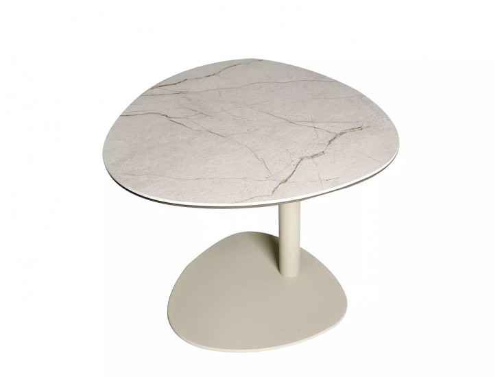 Ciao B Ceramic 58*58 asztalka Amazonia bézs/ kasmír