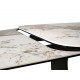 Infinity Ceramic 160(240)*95 bővíthető étkező asztal pandoro fehér/ réz
