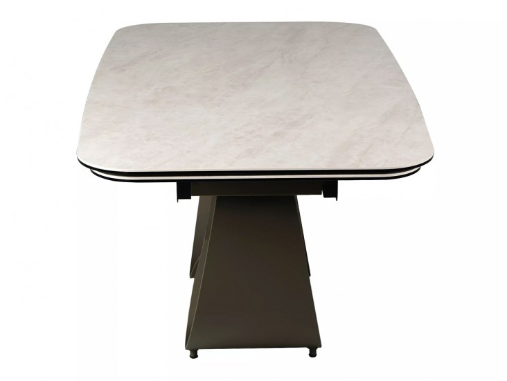 Infinity Ceramic 160(240)*95 bővíthető étkező asztal Taj Mahal bézs/ réz