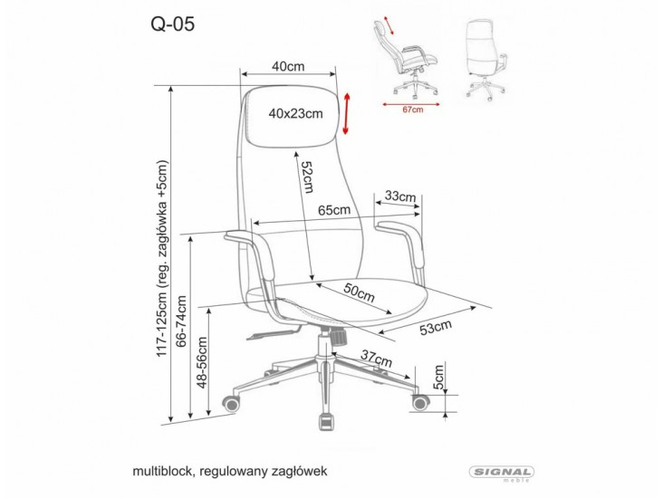 Q-05 irodaszék bézs
