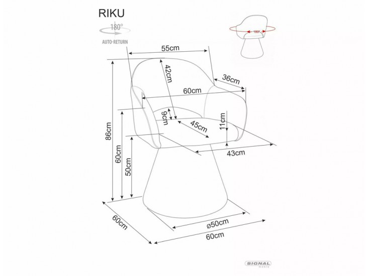 Riku Noelle étkezőszék szürke 09