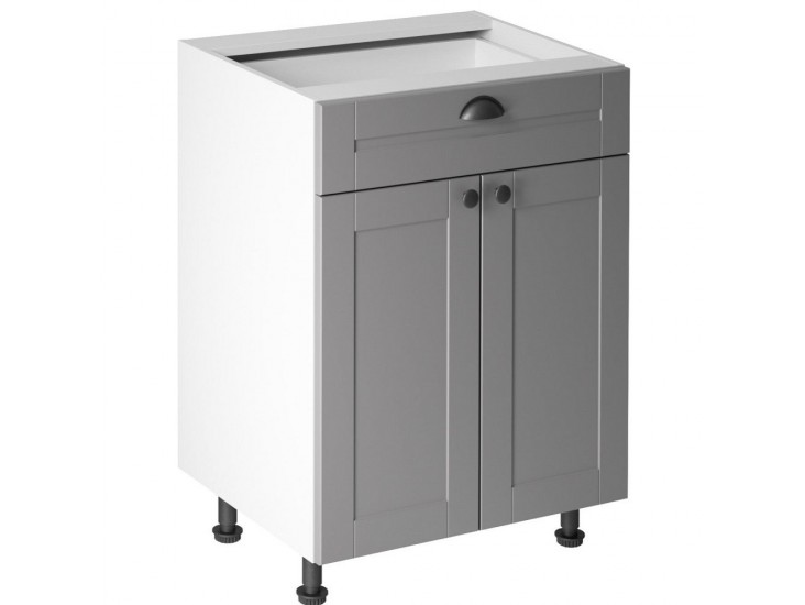 Linea D60S1D2 - alsó 600-as 1 fiókos 1 ajtós szekrény Linea D60S1D2 - alsó 600-as 1 fiókos 1 ajtós szekrény