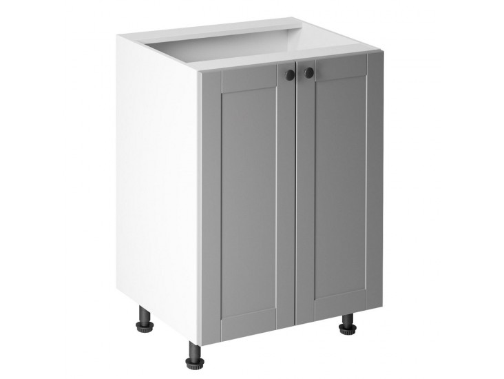 Linea fehér konyha D60 - alsó 600-as 2 ajtós szekrény Linea fehér konyha D60 - alsó 600-as 2 ajtós szekrény