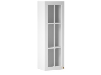Linea fehér konyha W40S - felső 40-es magas 1 üvegajtós szekrény