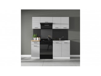 Junona Line JUNONA_MODUL_WER_2/180A_BBL konyha fényes világos szürke/ fehér