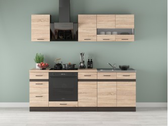 Junona Line JUNONA_2/220_ZBL konyha sonoma/ wenge