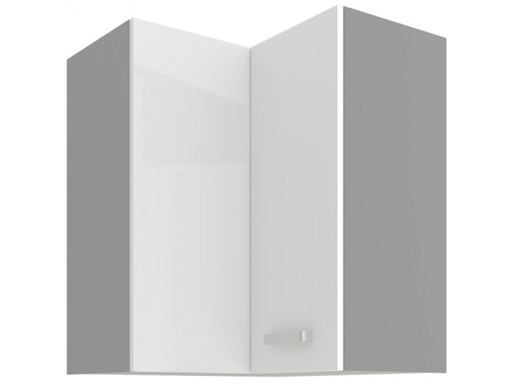 Niki 25. konyha 60X60 GN-72 2F (90°) fényes fehér/szürke