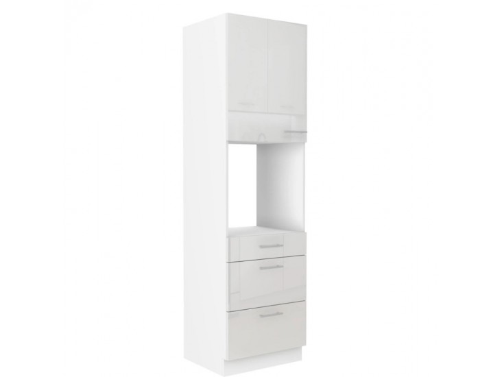 Niki 41 konyha 60 DPS-210 3S 1F prémium box fényes fehér Niki 41 konyha 60 DPS-210 3S 1F prémium box fényes fehér