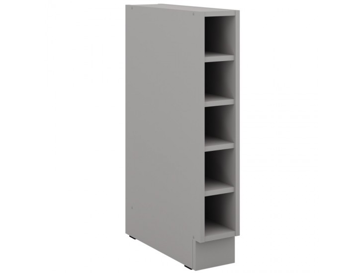 NIKI 7. 15 D OTW BB 15x82x52cm fényes krém/szürke (munkalap nélkül)