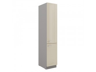 NIKI 7. 40 DK-210 2F 40x210x57cm fényes krém/szürke konyha