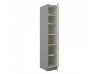 NIKI 7. 40 DK-210 2F 40x210x57cm fényes krém/szürke konyha