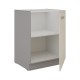 Niki 7. 60 D 1F BB 60x82x72cm krém/szürke (munkalap nélkül)
