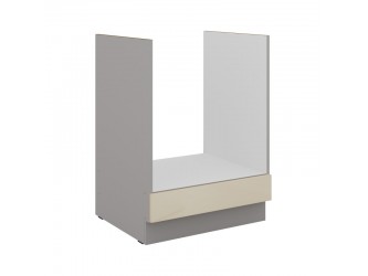 NIKI 7. 60 D GAZ BB 60x82x52cm fényes krém/szürke (munkalap nélkül) konyha