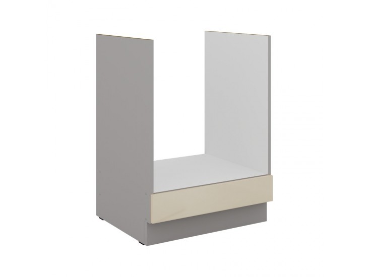 NIKI 7. 60 D GAZ BB 60x82x52cm fényes krém/szürke (munkalap nélkül)