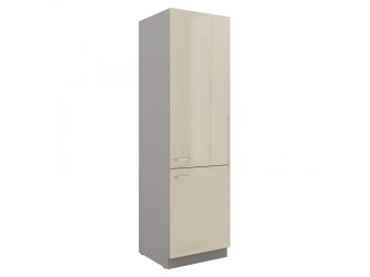 NIKI 7. 60 DK-210 2F 60x210x57cm fényes krém/szürke konyha