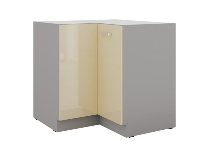 Niki 7. 89 89 DN 1F BB 83/83x82x72cm krém/szürke (munkalap nélkül)