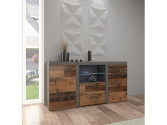 Rumba komód 2D2S old wood/ matera