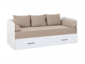 Tetrix LOZ/80/160_KPL ágy Modone 9702/ fényes fehér
