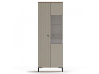 Dominica W1D1W vitrin taupe/ silverjack tölgy