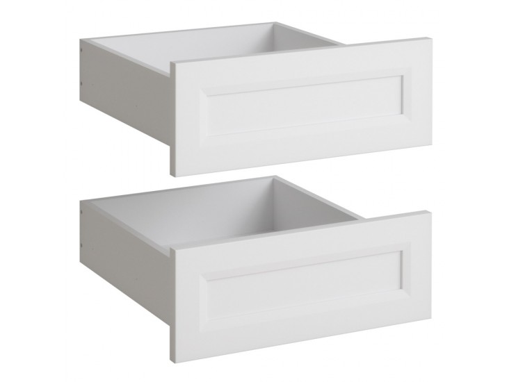 Combo R06-SZL-NAK-S1D-RA - 2 db. fiók S1D-515 Ramka platina fehér