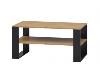 Wood L100 arany kraft tölgy asztalka