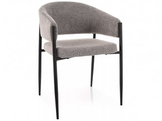 Akita étkezőszék fekete láb szürke Tap. 232