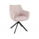 Azalia Leo étkezőszék fekete láb világos bézs 23