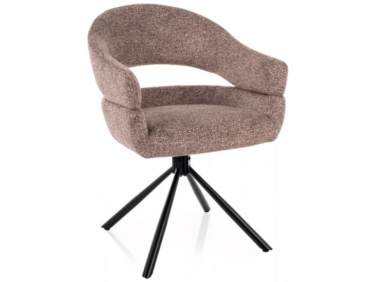 Borgo Leo étkező szék fekete láb/ sötét bézs 32