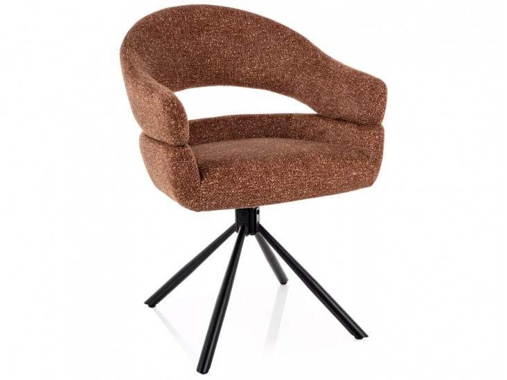 Borgo Leo étkező szék fekete láb/ Camel 35