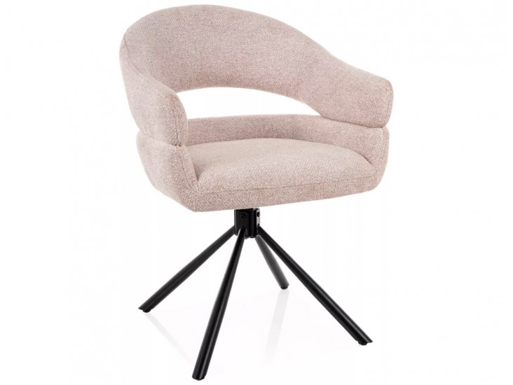 Borgo Leo étkező szék fekete láb/ világos bézs 23