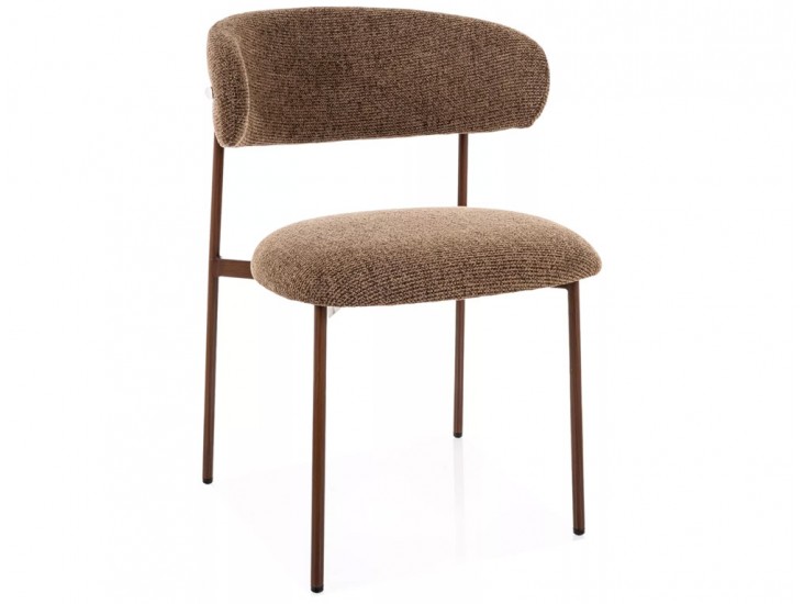 Elton D Noelle étkezőszék dió láb Cappuccino 45