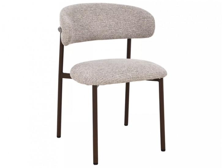 Elton II étkezőszék dió láb bézs Tap. 253