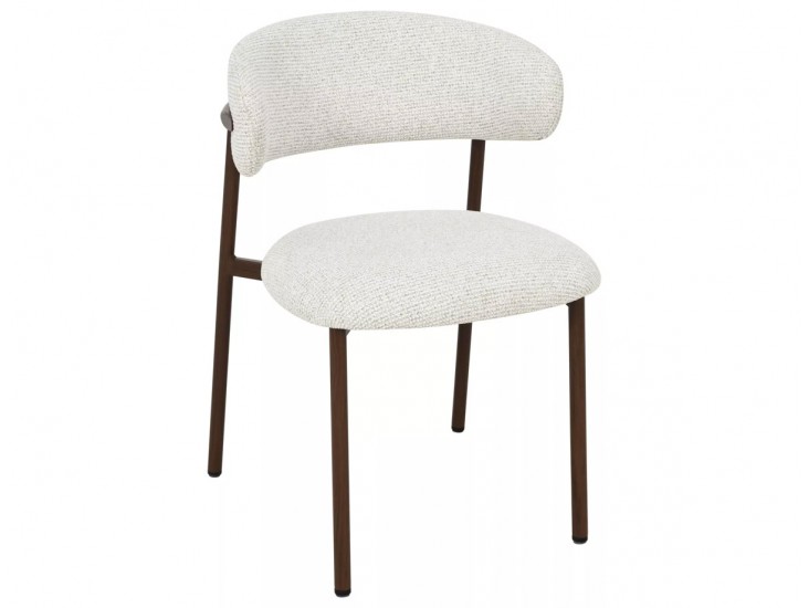 Elton II étkezőszék dió láb világos bézs Tap. 255