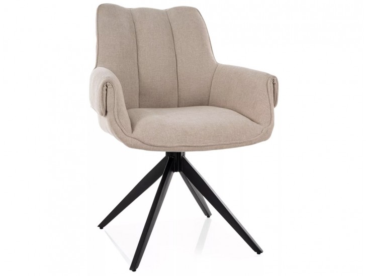 Gio étkező szék fekete láb/ világos bézs TAP.251