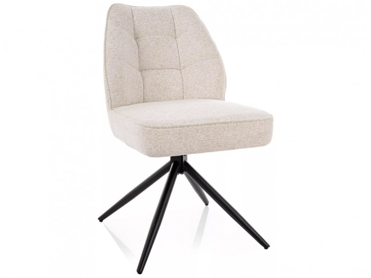 John Raven étkezőszék fekete láb bézs 22