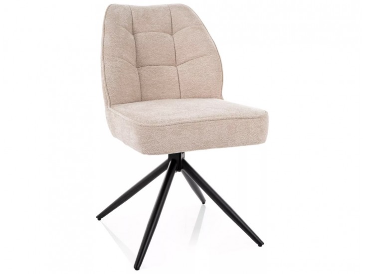 John Raven étkezőszék fekete láb bézs 24